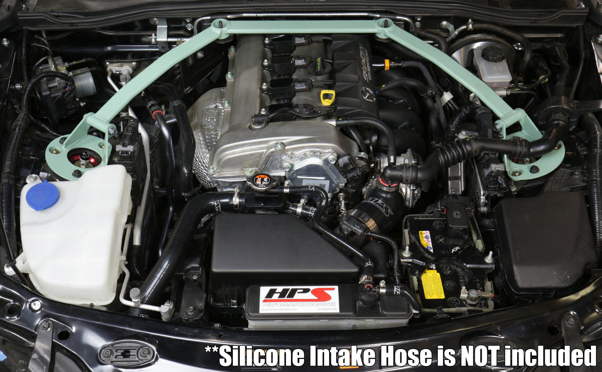 HPS Performance High-Temp Reinforced Silicone Radiator and Heater Coolant Hose Kit (Black) - Mazda MX-5 Miata (2016-2024)