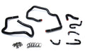 HPS Performance High Temp Reinforced Silicone Heater Coolant Hose Kit Black 57-1547-BLK