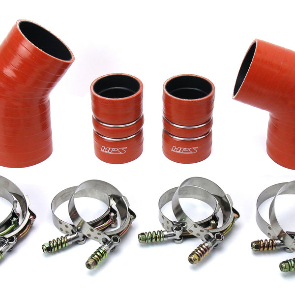HPS Performance Ultra High Temp Aramid Reinforced Silicone Intercooler Hose Boots Kit Orange 57-1574