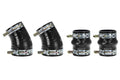 HPS Performance Ultra High Temp Aramid Reinforced Silicone Intercooler Hose Boots Kit Black 57-1576-BLK