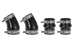 HPS Performance Ultra High Temp Aramid Reinforced Silicone Intercooler Hose Boots Kit Black 57-1576-BLK