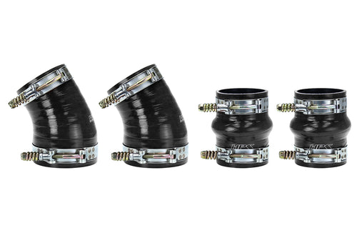 HPS Performance Ultra High Temp Aramid Reinforced Silicone Intercooler Hose Boots Kit Black 57-1576-BLK