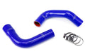 HPS Performance High Temp Reinforced Silicone Radiator Coolant Hose Kit Blue 57-1588-BLUE