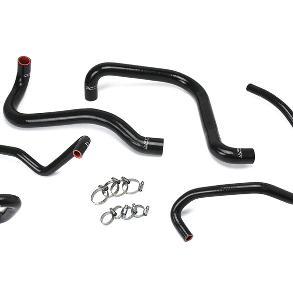 HPS Performance High Temp Reinforced Silicone Radiator and Heater Coolant Hose Kit Black 57-1589-BLK