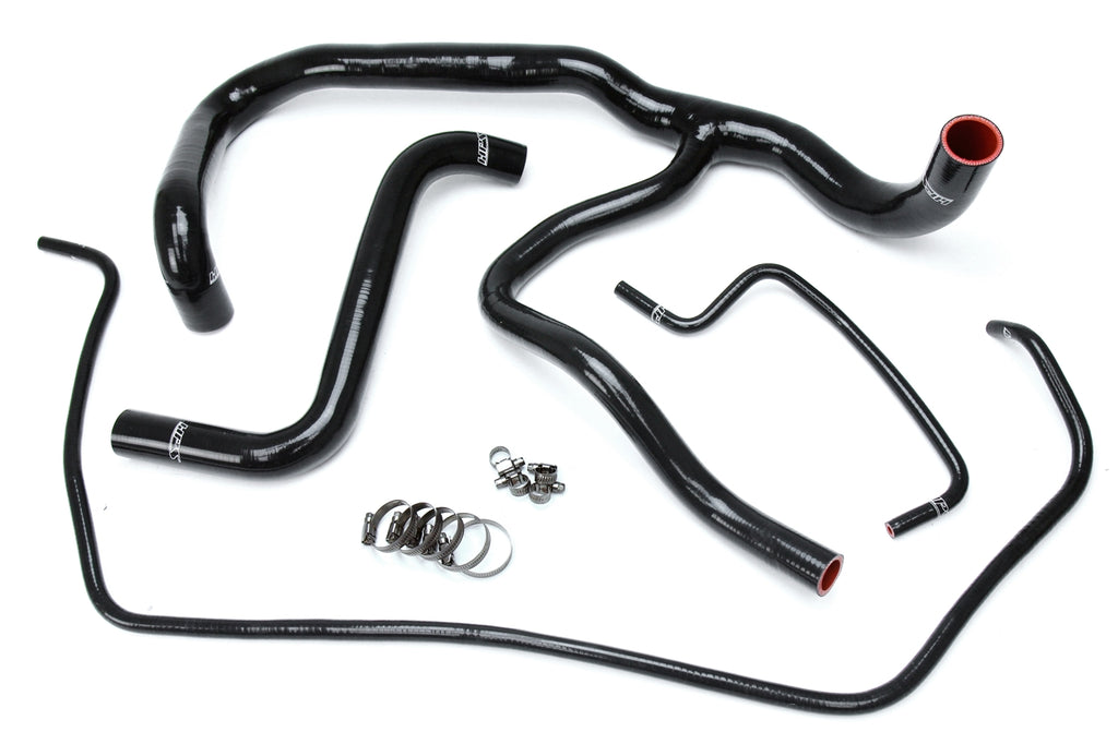 HPS Performance High Temp Reinforced Silicone Radiator Coolant Hose Kit Black 57-1594R-BLK
