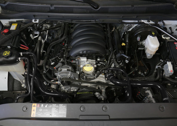 HPS Performance High Temp Reinforced Silicone Radiator Coolant Hose Kit, Black, 57-1594R-BLK