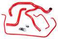 HPS Performance High Temp Reinforced Silicone Radiator Coolant Hose Kit Red 57-1594R-RED
