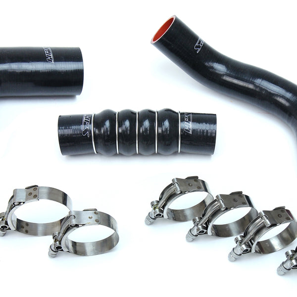 HPS Performance High Temp Reinforced Silicone Intercooler Hose Boots Kit Black 57-1599-BLK