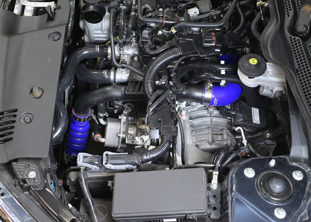 HPS Performance High-Temp Reinforced Silicone Intercooler Hose Boots Kit (Blue) - Honda Civic / Honda Civic Si (2016-2019 / 2017-2019)