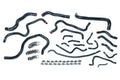 HPS Performance High Temp Reinforced Silicone Radiator and Heater Coolant Hose Kit Black 57-1608-BLK