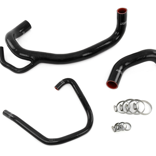 HPS Performance High Temp Reinforced Silicone Radiator Coolant Hose Kit Black 57-1616R-BLK
