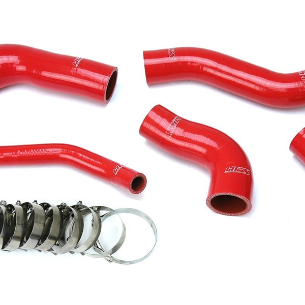 HPS Performance High Temp Reinforced Silicone Intercooler Hose Boots Kit Red 57-1629-RED