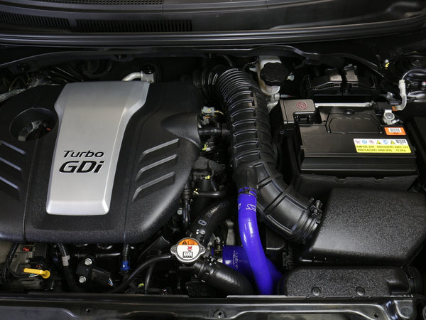 HPS Performance High Temp Reinforced Silicone Intercooler Hose Boots Kit, Blue, 57-1629-BLUE