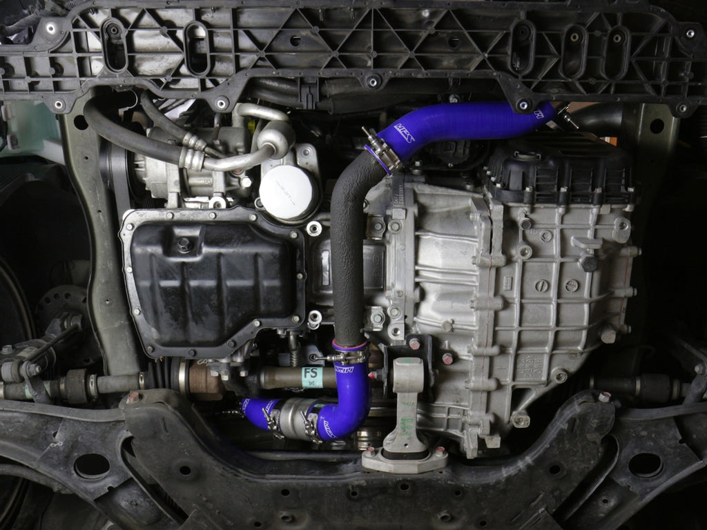 HPS Performance High-Temp Reinforced Silicone Intercooler Hose Boots Kit (Blue) - Hyundai Veloster (2013-2017)