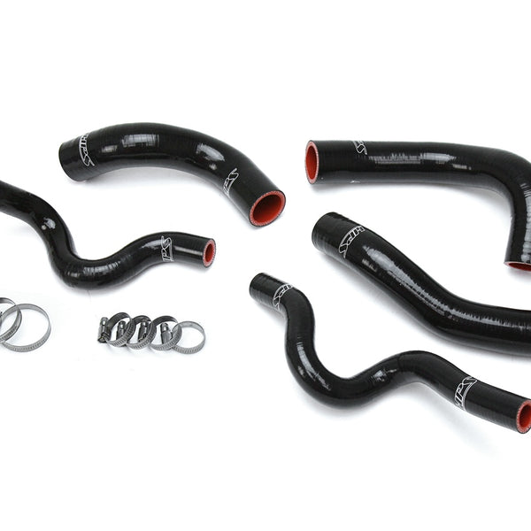 HPS Performance High Temp Reinforced Silicone Radiator Coolant Hose Kit Black 57-1630-BLK