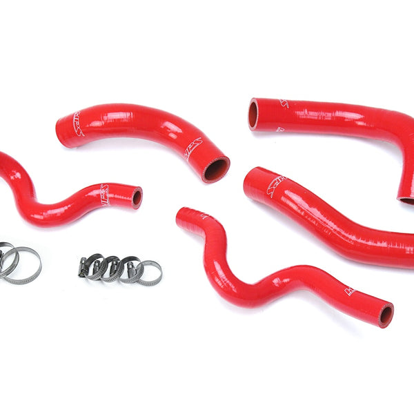 HPS Performance High Temp Reinforced Silicone Radiator Coolant Hose Kit Red 57-1630-RED