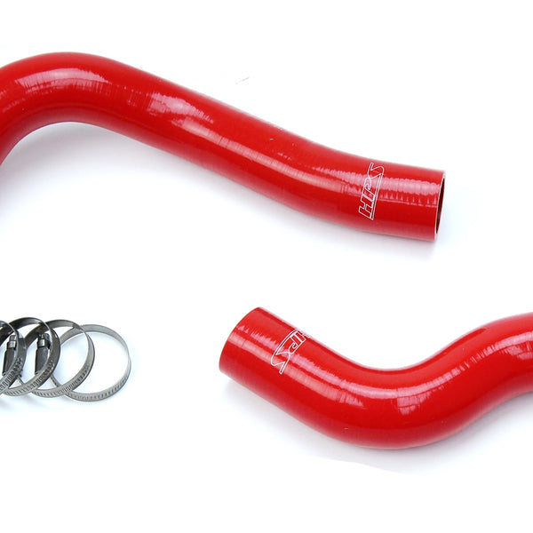 HPS Performance High Temp Reinforced Silicone Radiator Coolant Hose Kit Red 57-1632-RED