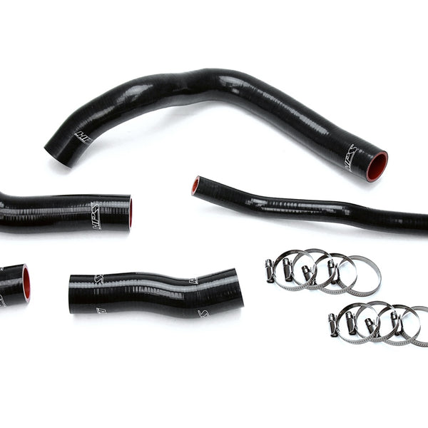 HPS Performance High Temp Reinforced Silicone Radiator Coolant Hose Kit Black 57-1633-BLK