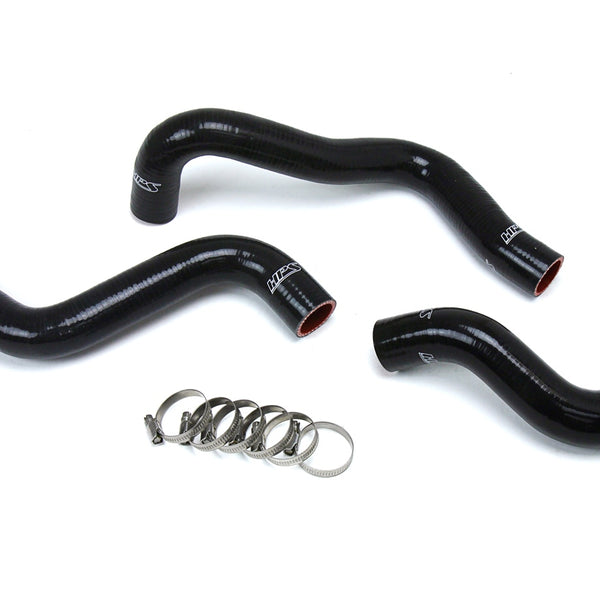 HPS Performance High Temp Reinforced Silicone Radiator Coolant Hose Kit Black 57-1634-BLK