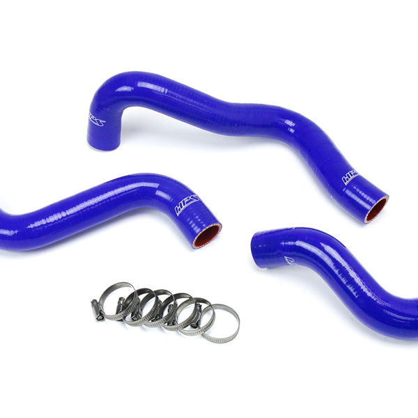 HPS Performance High Temp Reinforced Silicone Radiator Coolant Hose Kit Blue 57-1634-BLUE