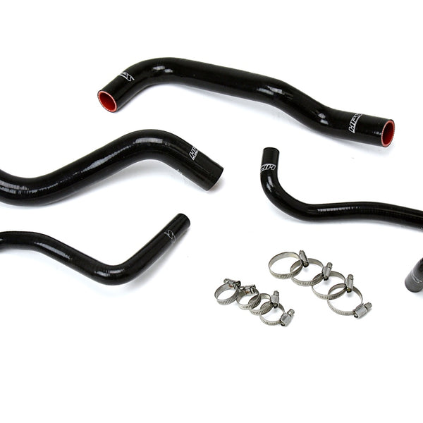 HPS Performance High Temp Reinforced Silicone Radiator and Heater Coolant Hose Kit Black 57-1640-BLK