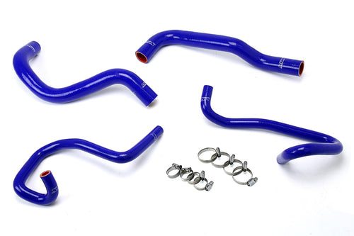 HPS Performance High Temp Reinforced Silicone Radiator and Heater Coolant Hose Kit Blue 57-1640-BLUE