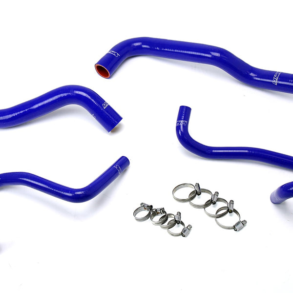 HPS Performance High Temp Reinforced Silicone Radiator and Heater Coolant Hose Kit Blue 57-1640-BLUE