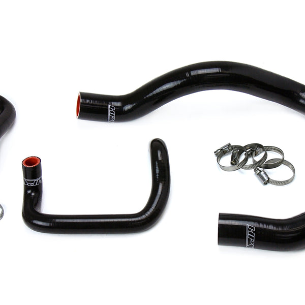 HPS Performance High Temp Reinforced Silicone Radiator and Heater Coolant Hose Kit Black 57-1641-BLK