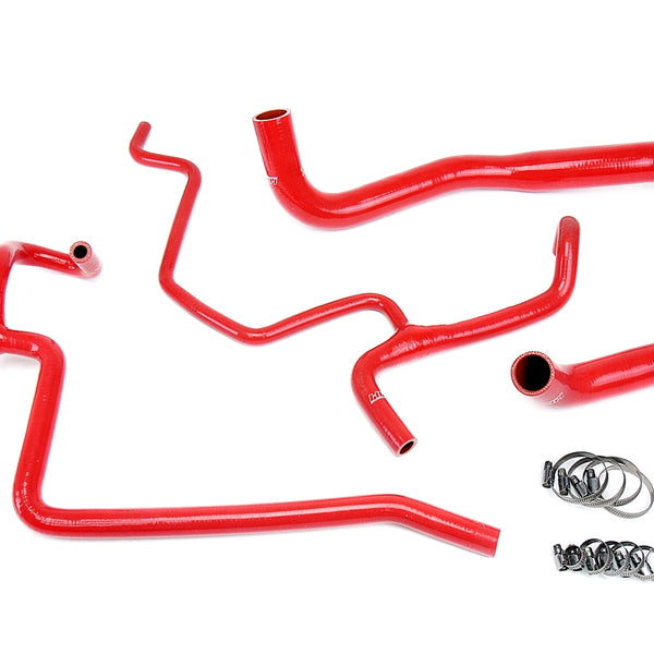 HPS Performance High Temp Reinforced Silicone Radiator and Heater Coolant Hose Kit Red 57-1645-RED