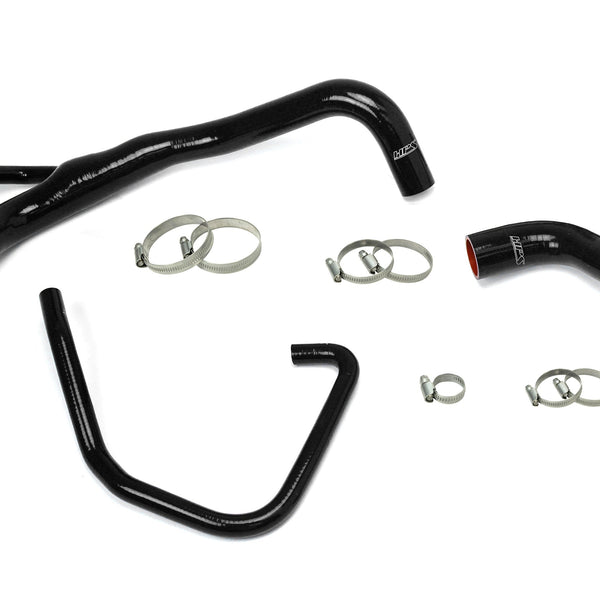 HPS Performance High Temp Reinforced Silicone Radiator Coolant Hose Kit Black 57-1646R-BLK
