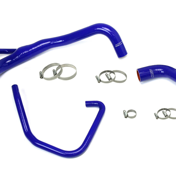 HPS Performance High Temp Reinforced Silicone Radiator Coolant Hose Kit Blue 57-1646R-BLUE