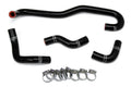 HPS Performance High Temp Reinforced Silicone Heater Coolant Hose Kit Black 57-1655-BLK