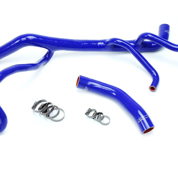 HPS Performance High Temp Reinforced Silicone Radiator Coolant Hose Kit Blue 57-1664-BLUE