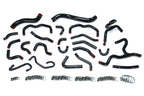 HPS Performance High Temp Reinforced Silicone Radiator and Heater Coolant Hose Kit Black 57-1670-BLK