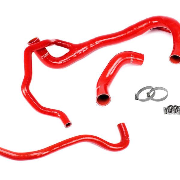HPS Performance High Temp Reinforced Silicone Radiator Coolant Hose Kit Red 57-1675R-RED