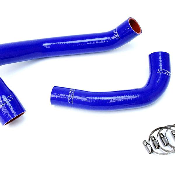 HPS Performance High Temp Reinforced Silicone Radiator Coolant Hose Kit Blue 57-1688-BLUE