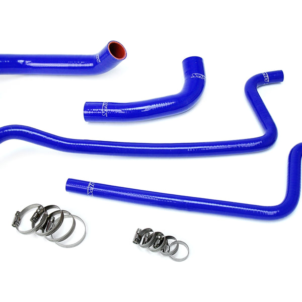 HPS Performance High Temp Reinforced Silicone Radiator and Heater Coolant Hose Kit Blue 57-1689-BLUE
