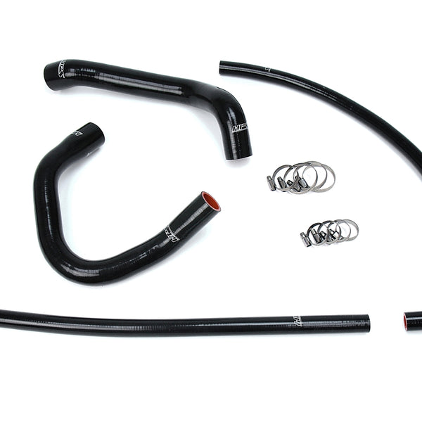 HPS Performance High Temp Reinforced Silicone Radiator and Heater Coolant Hose Kit Black 57-1690-BLK