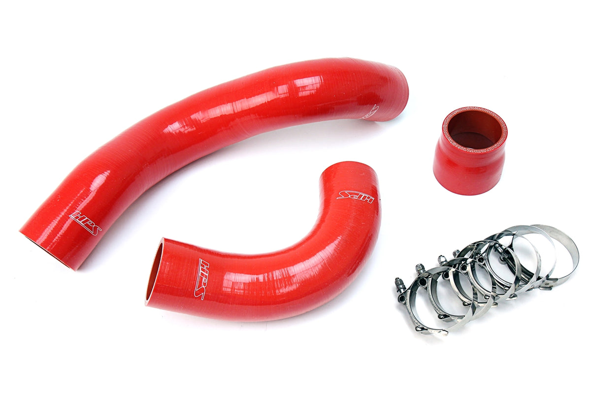 HPS Performance High Temp Reinforced Silicone Intercooler Hose Boots Kit Red 57-1697-RED