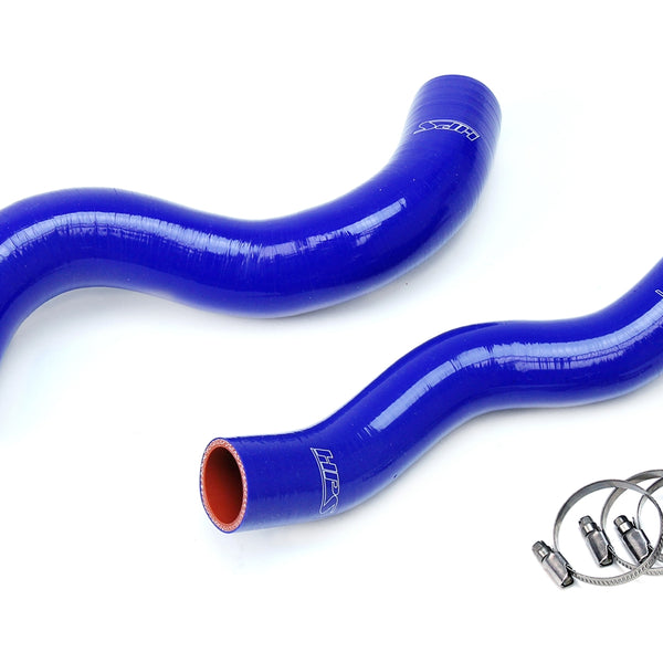 HPS Performance High Temp Reinforced Silicone Radiator Coolant Hose Kit Blue 57-1703-BLUE