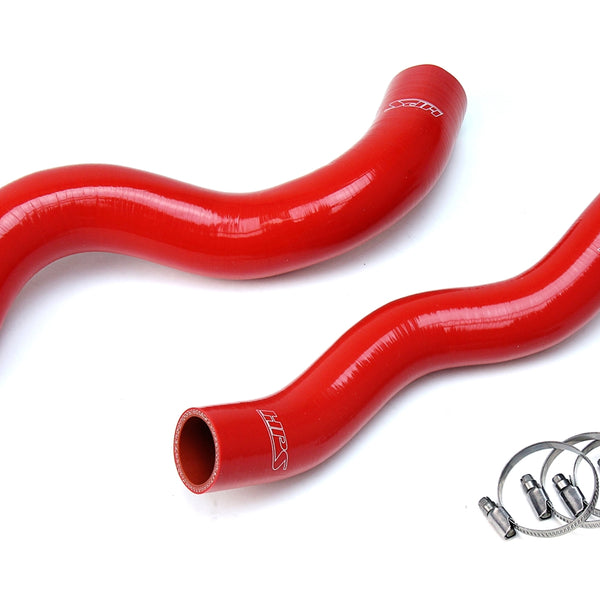 HPS Performance High Temp Reinforced Silicone Radiator Coolant Hose Kit Red 57-1703-RED