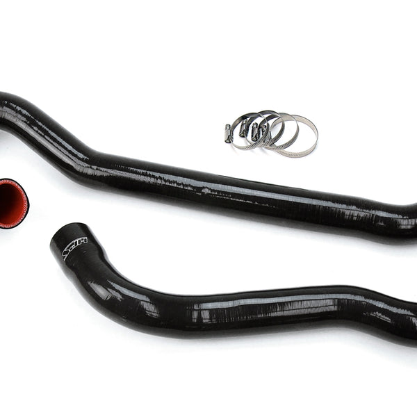 HPS Performance High Temp Reinforced Silicone Radiator Coolant Hose Kit Black 57-1704-BLK