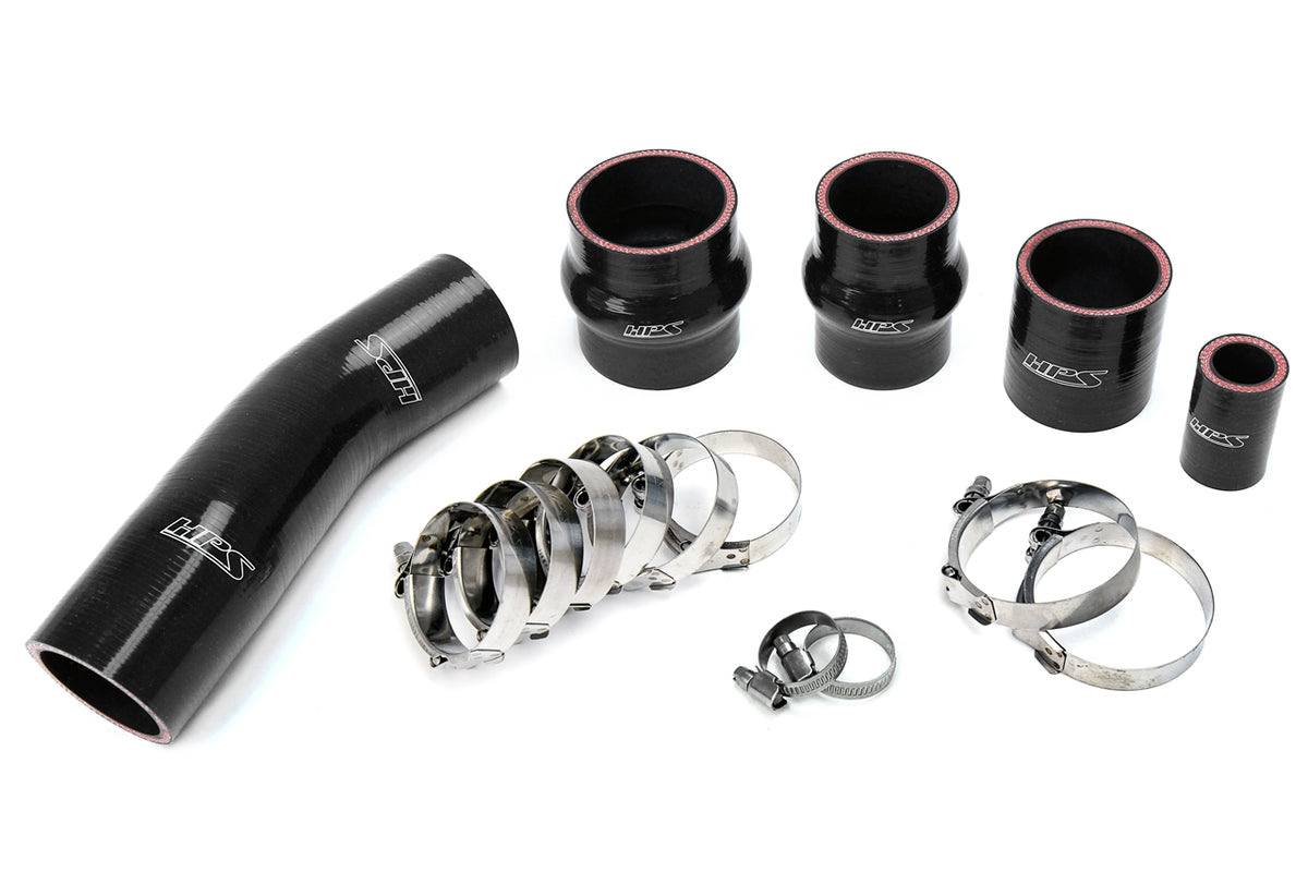 HPS Performance High Temp Reinforced Silicone Intercooler Hose Boots Kit Black 57-1711-BLK