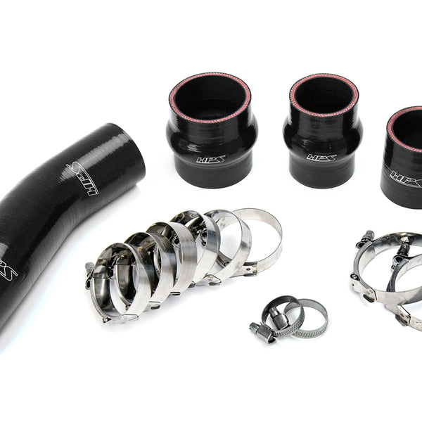 HPS Performance High Temp Reinforced Silicone Intercooler Hose Boots Kit Black 57-1711-BLK