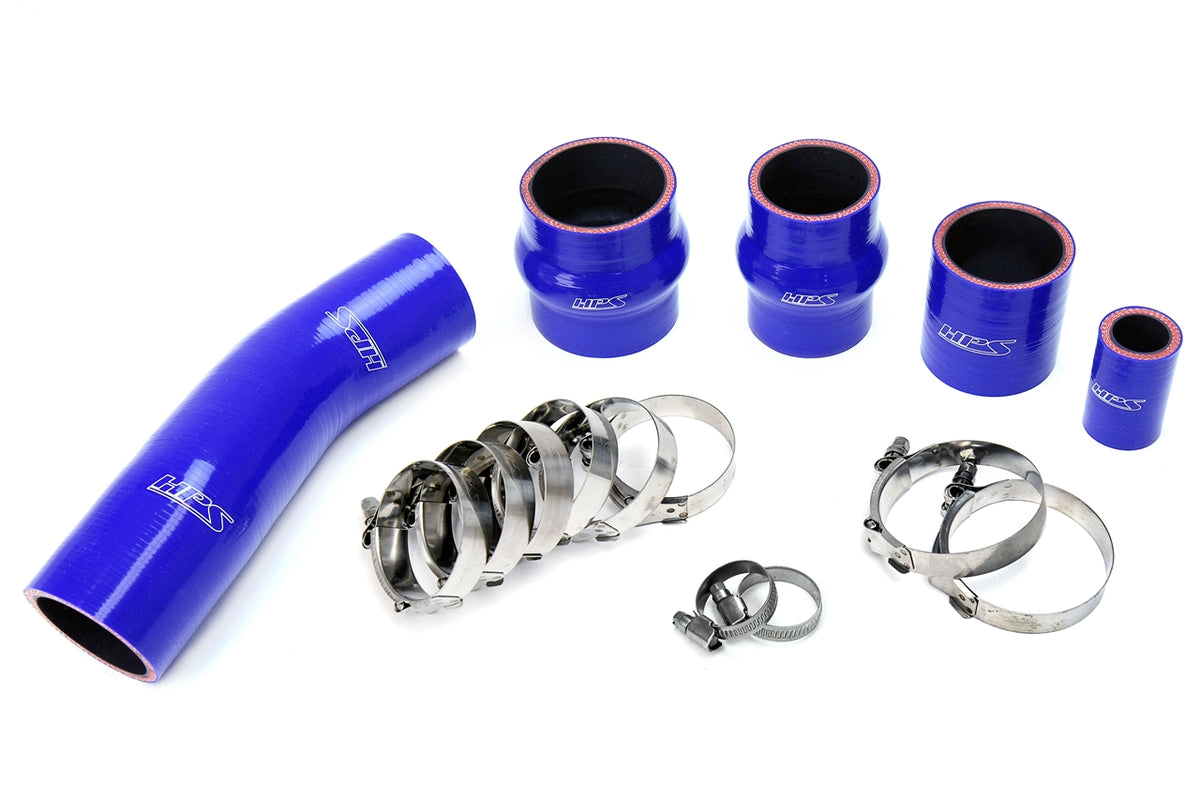 HPS Performance High Temp Reinforced Silicone Intercooler Hose Boots Kit Blue 57-1711-BLUE