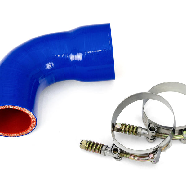 HPS Performance Silicone Transmission Oil Cooler Coolant Hose Volvo Mack MP7 Engine Trucks replace OE Part # 22882164  57-1715 Blue 57-1715-BLUE