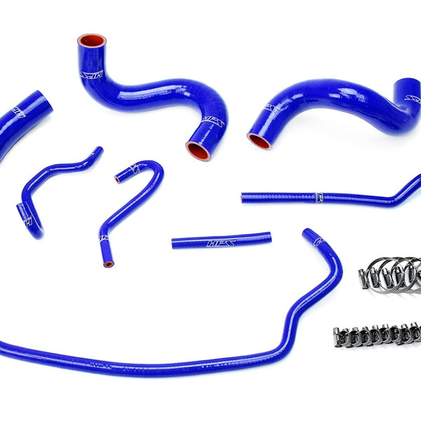 HPS Performance High Temp Reinforced Silicone Radiator Coolant Hose Kit Blue 57-1723-BLUE