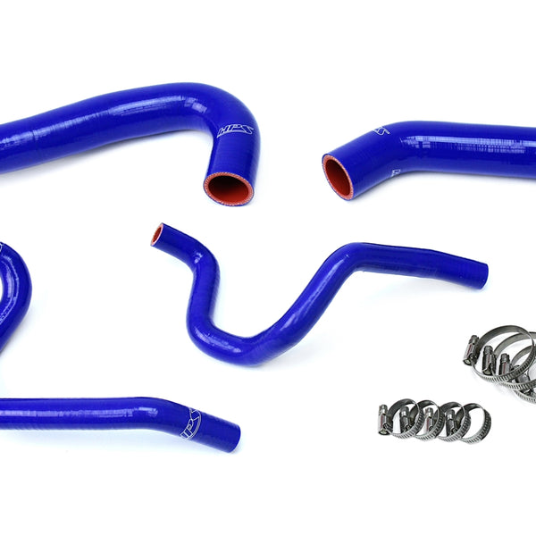 HPS Performance High Temp Reinforced Silicone Radiator and Heater Coolant Hose Kit Blue 57-1731-BLUE