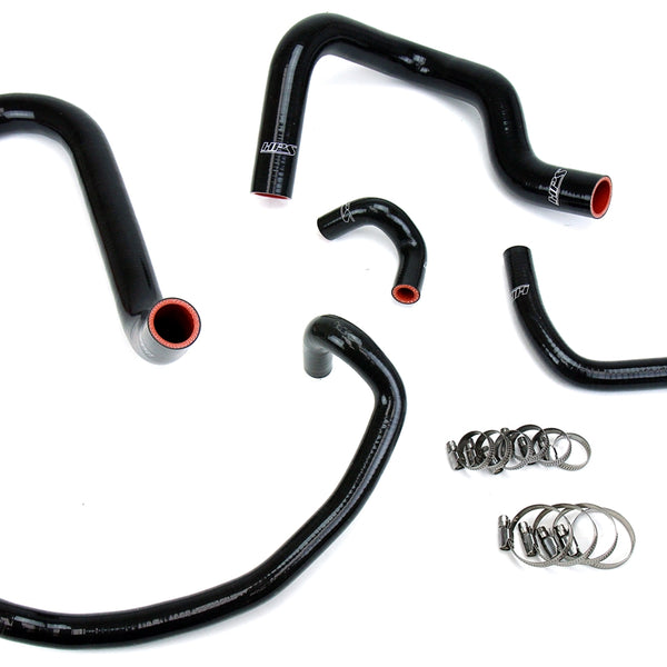 HPS Performance High Temp Reinforced Silicone Radiator and Heater Coolant Hose Kit Black 57-1746-BLK