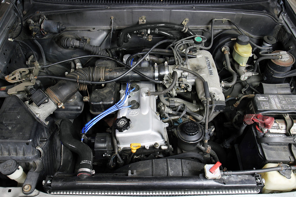 HPS Performance High-Temp Reinforced Silicone Radiator and Heater Coolant Hose Kit (Black) - Toyota Tacoma 4Cyl (1995-2004)